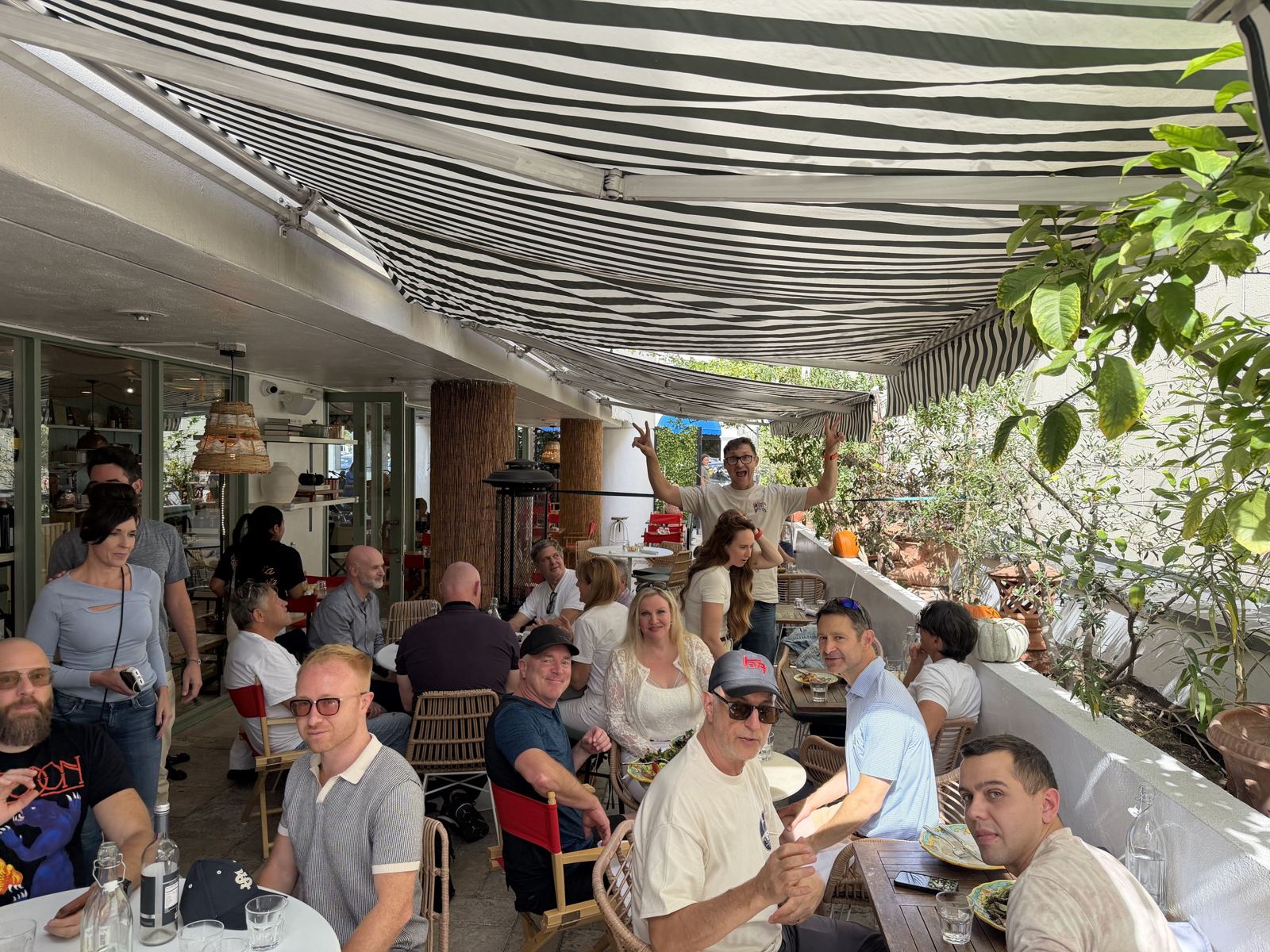 Lunch on the patio